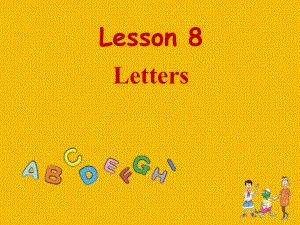 冀教版(三起)三上Lesson 8 Lettersppt課件2