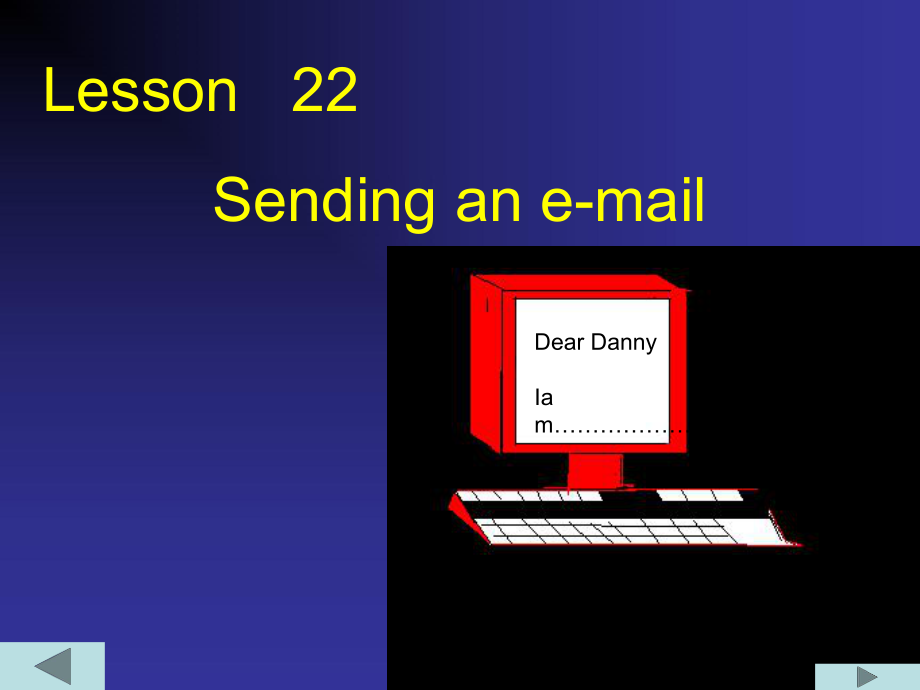 冀教版(一起)五上Lesson 22 Sending an Emailppt課件_第1頁