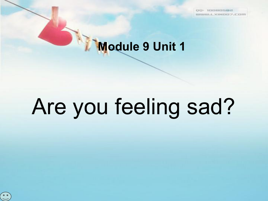 外研版小學(xué)英語五年級(jí)上冊(cè)Module9 Unit1 Are you feeling sad課件1_第1頁