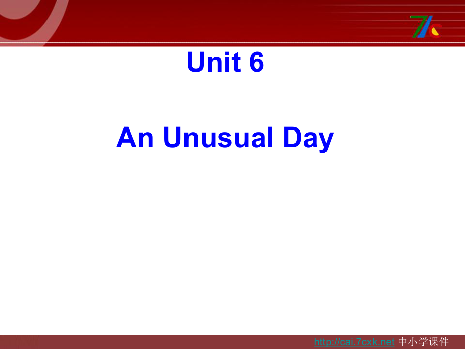 閩教版英語(yǔ)六上Unit 6An Unusual DayPart Appt課件1_第1頁(yè)