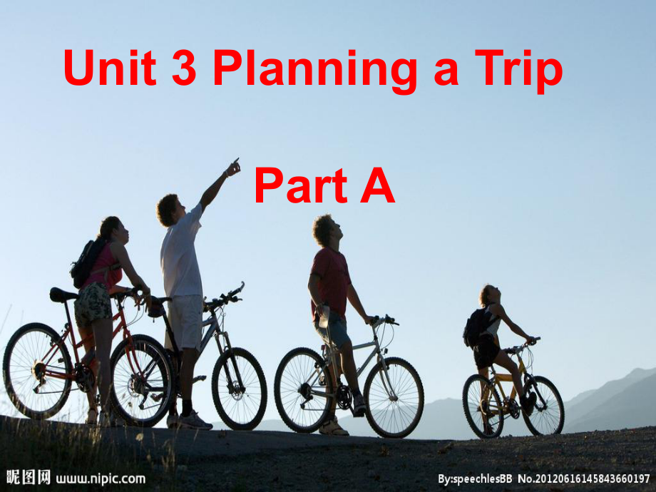 閩教版英語五上Unit 3Planning a TripPart Appt課件1_第1頁