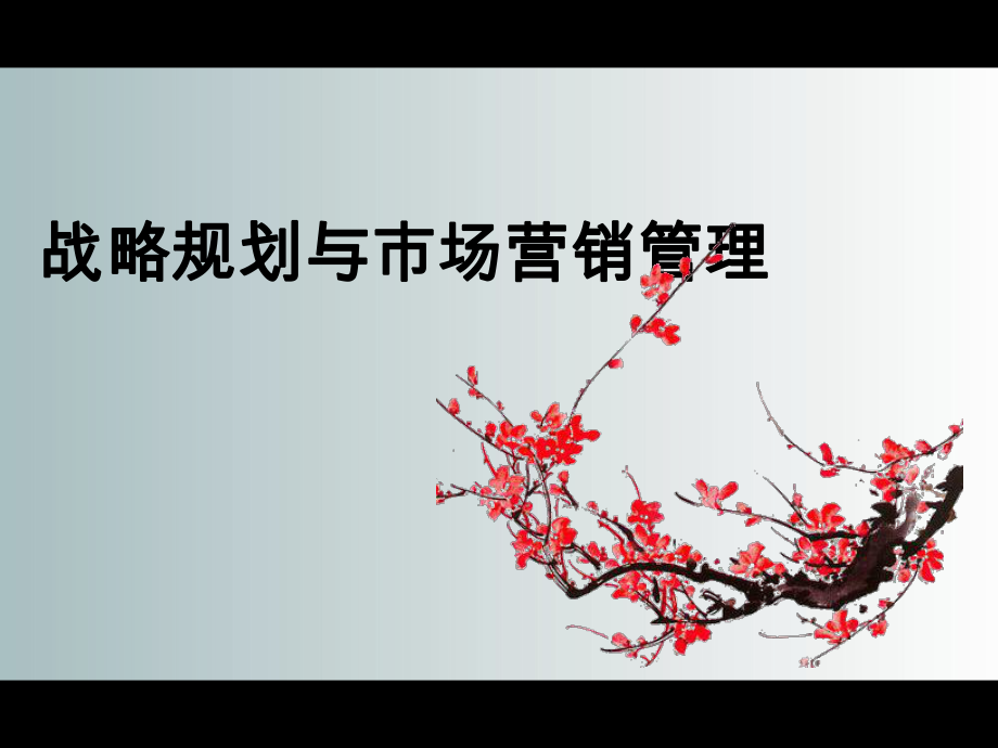 規(guī)劃企業(yè)戰(zhàn)略與市場(chǎng)營(yíng)銷管理_第1頁