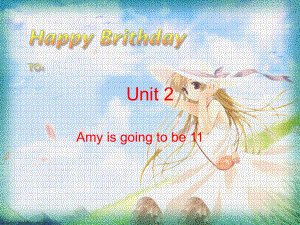 外研版(一起)五上Unit 2 Amy is going to be 11ppt課件1