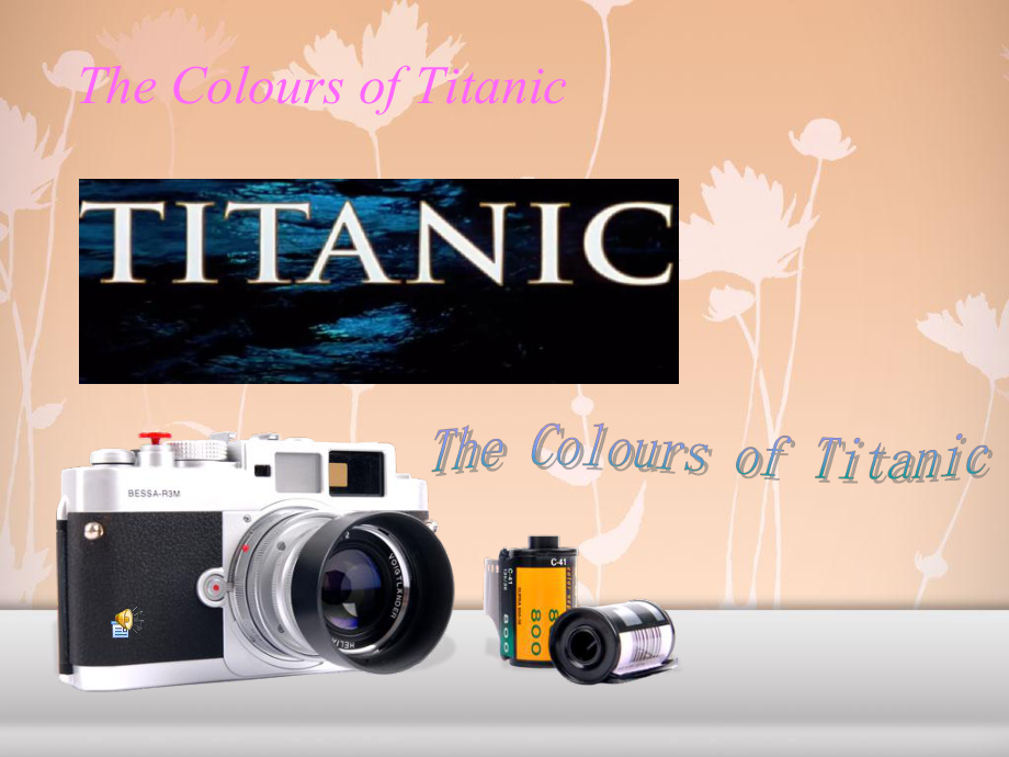 【The Colours of Titanic泰坦尼克号的色彩】超级精美动态ppt作品_第1页