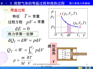 理想氣體等過(guò)程和絕熱過(guò)程