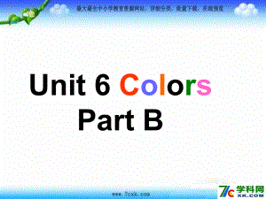 閩教版英語三上Unit 6 Colorsppt課件3