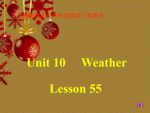 人教版新起點(diǎn)英語(yǔ)二下Unit 10 WeatherPPT課件2