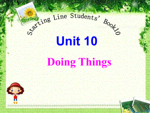 人教版新起點(diǎn)英語五下Unit 10 Doing thingsPPT課件