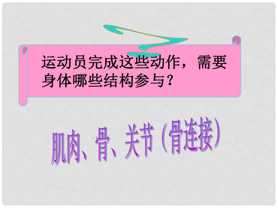 吉林省長市八年級生物上冊 第五單元 第二章 第一節(jié) 動物的運(yùn)動課件 （新版）新人教版_第1頁