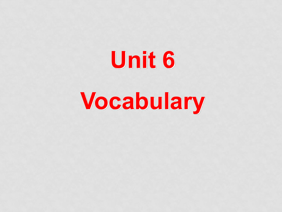 七年级英语7B Unit6 Vocabulary1课件牛津版_第1页