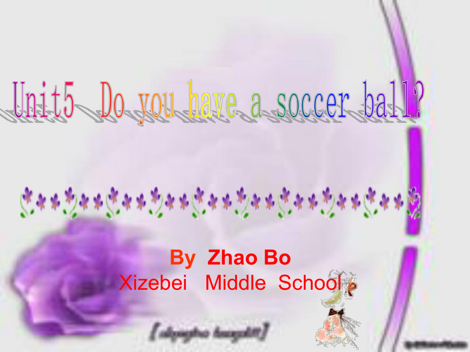 七年級英語Unit5 Do you have a soccer ball課件人教版_第1頁