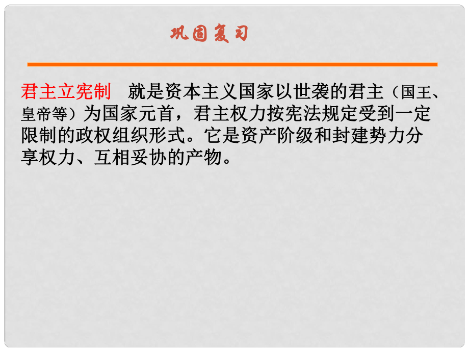 湖南省醴陵二中高中歷史 美國(guó)聯(lián)邦政府的建立課件 新人教版必修1_第1頁(yè)