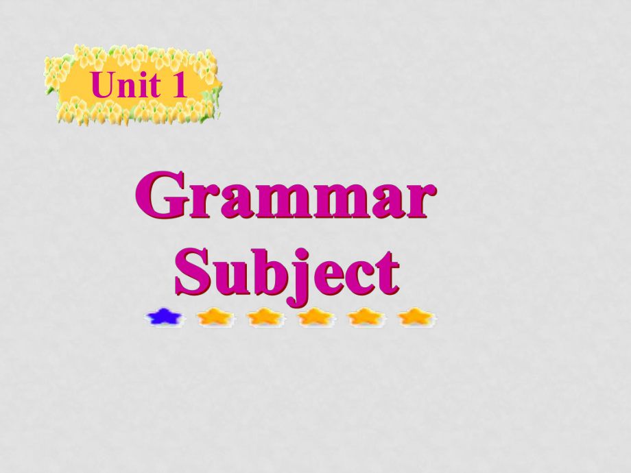 高中英語 Unit 1《 Breaking records 》課件語法 新人教選修9_第1頁(yè)