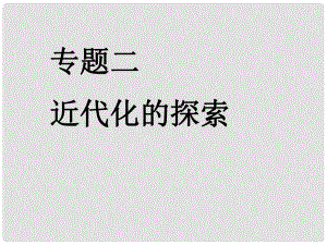 山東省日照開(kāi)發(fā)區(qū)中學(xué)八年級(jí)歷史上冊(cè) 《近代化的探索》課件