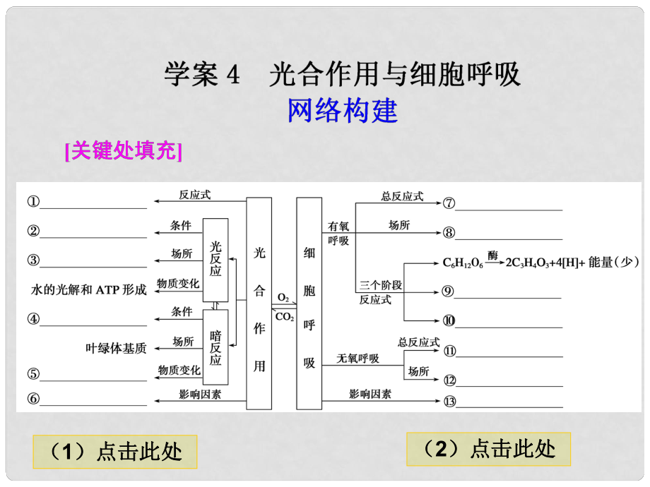 高考二輪專題復習 第一部分專題二 4光合作用與細胞呼吸課件_第1頁