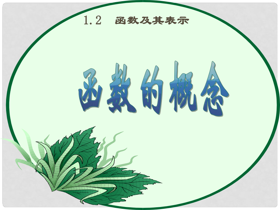 高中數(shù)學(xué)教學(xué) 函數(shù)的概念（6）課件 新人教A版必修1_第1頁(yè)