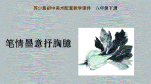 初中美術(shù)蘇少版八下 第3課 筆情墨意抒胸臆 課件（17張） (1)