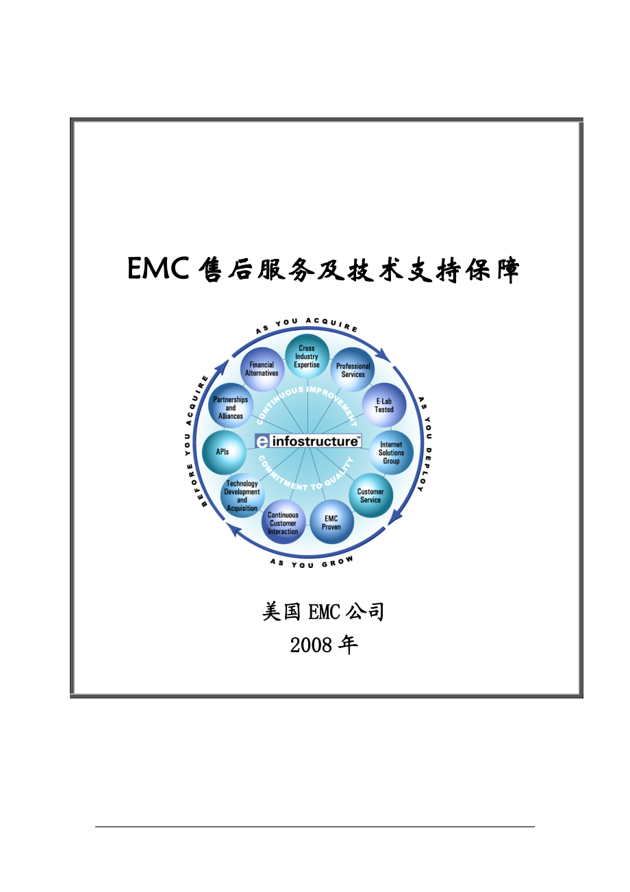 EMC售后服务及技术支持保障_第1页