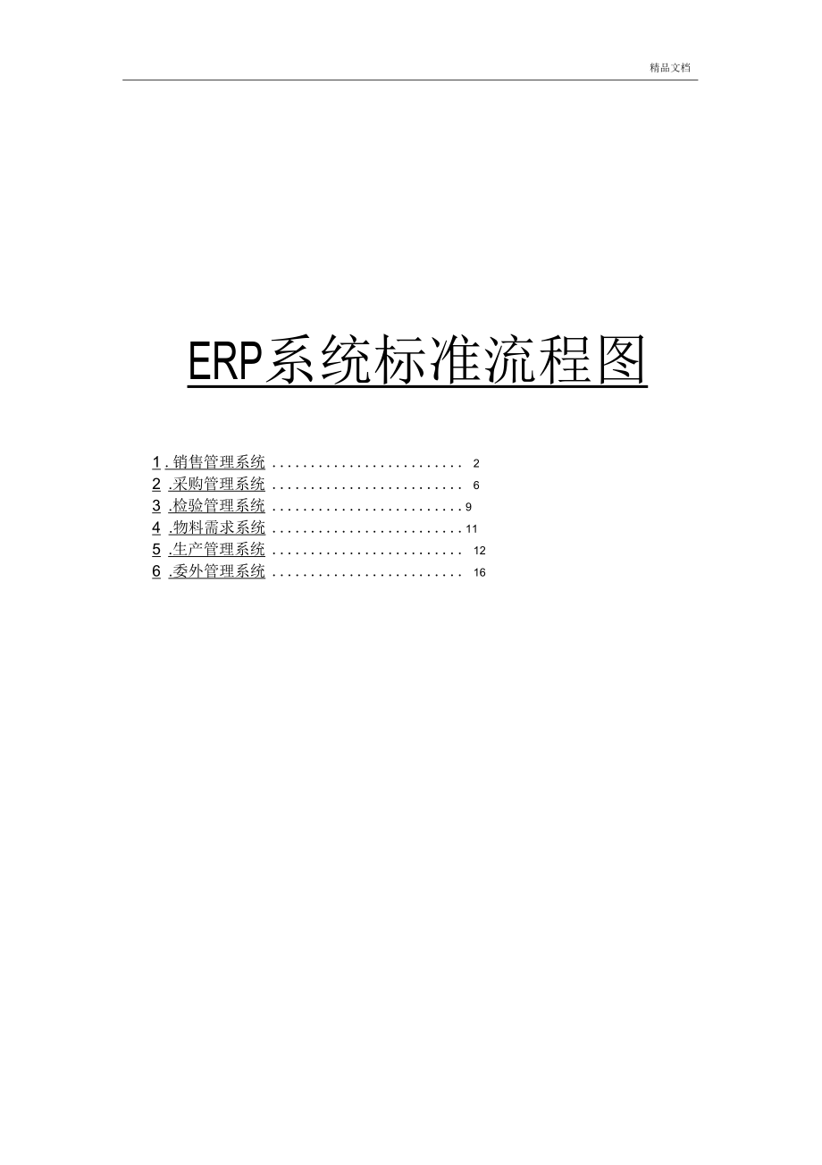 ERP系统标准流程图_第1页