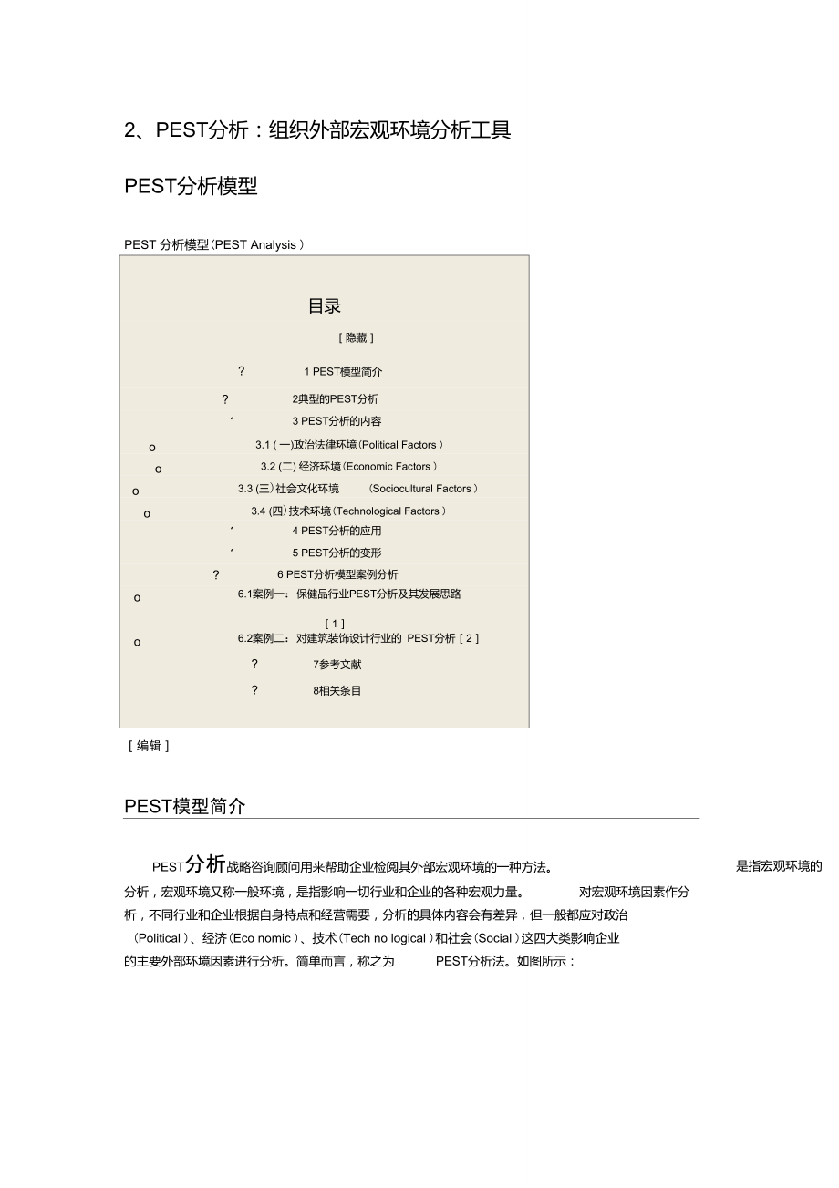 (环境管理必看)组织外部宏观环境分析工具_第1页