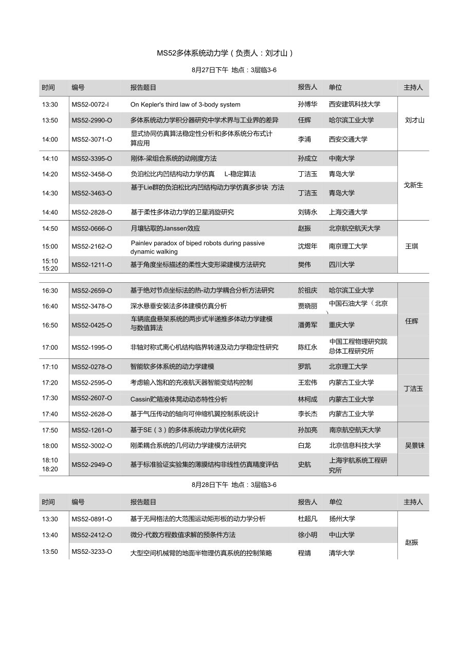 MS52多体系统动力学(负责人：刘才山)_第1页