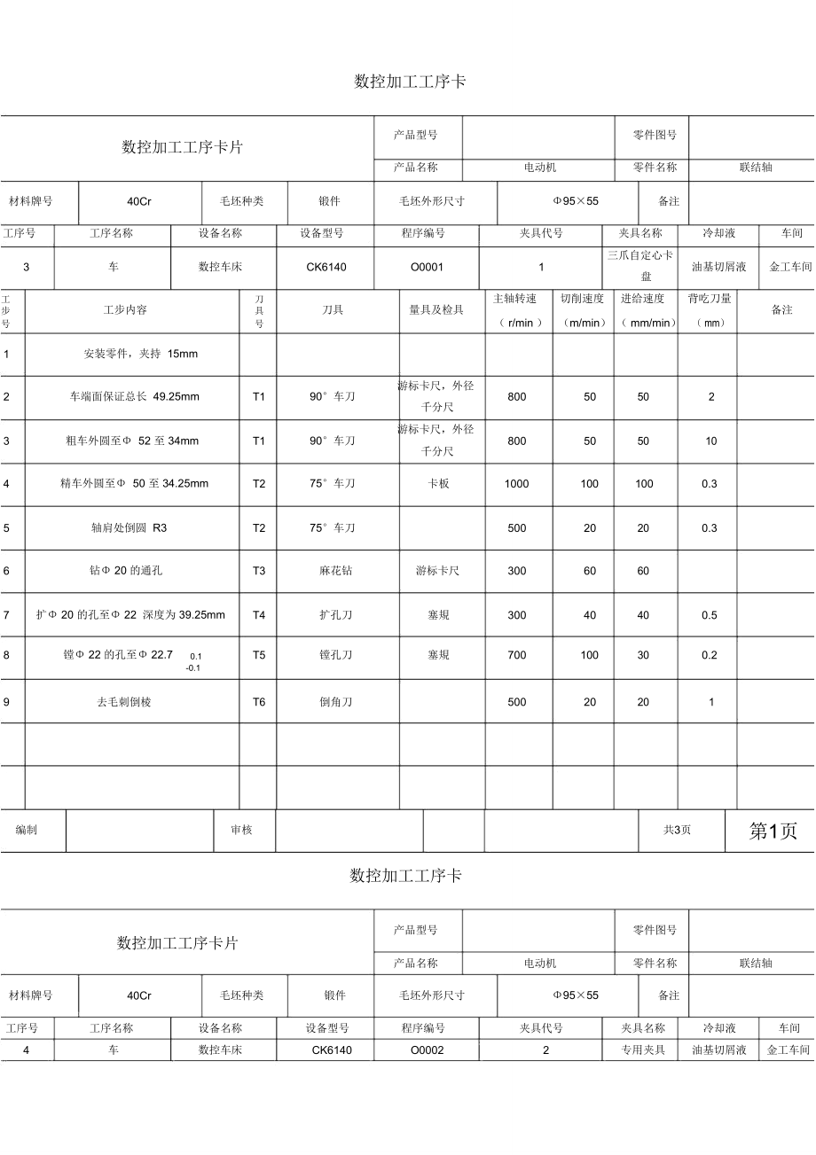 数控工艺卡片图片