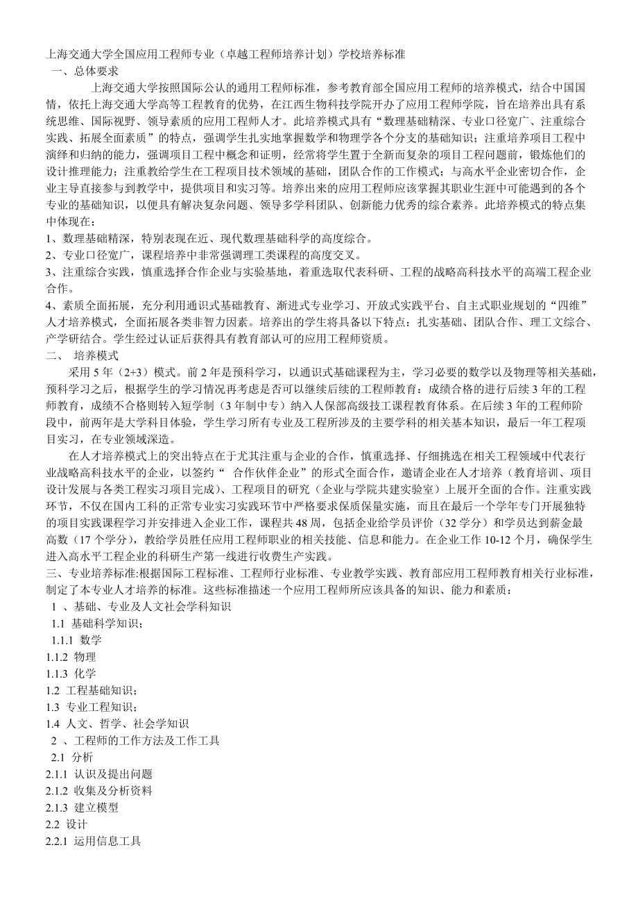 上海交通大学机电工程师专业_第1页