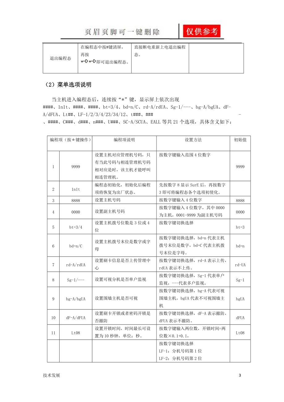 立林可视对讲说明书图片