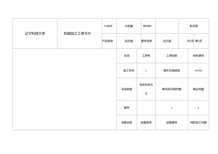 法蘭盤(pán)工序卡全套_第1頁(yè)