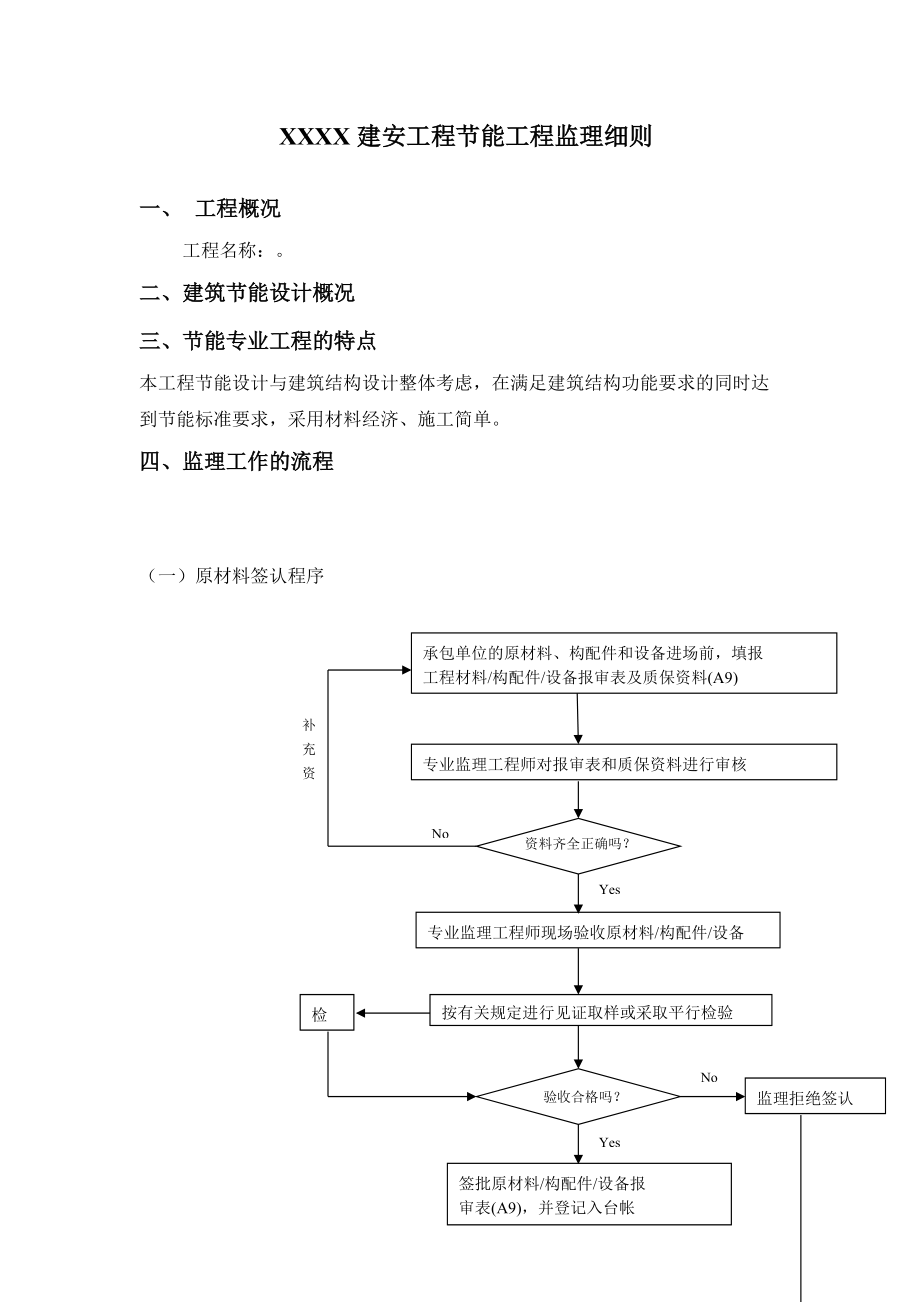 某建筑安装工程节能工程监理细则_第1页