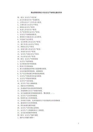 物業(yè)公司安全生產(chǎn)標(biāo)準(zhǔn)化建設(shè)(責(zé)任制 生產(chǎn)管理制度 操作規(guī)程 應(yīng)急預(yù)案)