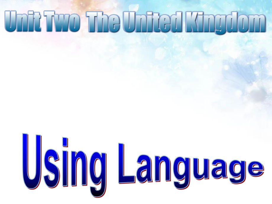 高二英語(yǔ)必修五：Unit 2 Using language 優(yōu)秀課件_第1頁(yè)