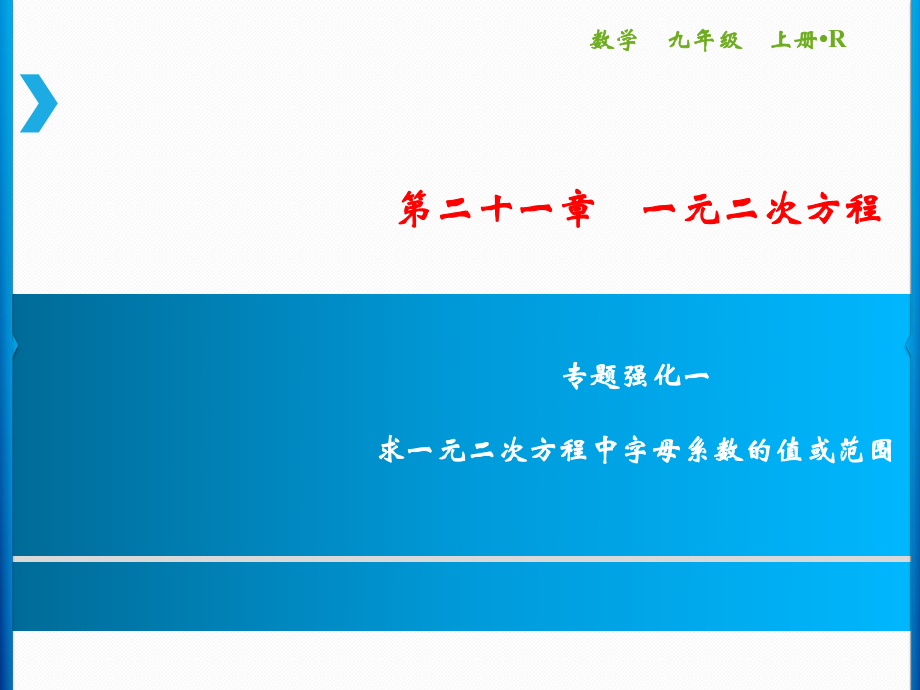 第21章 專題強化1_第1頁