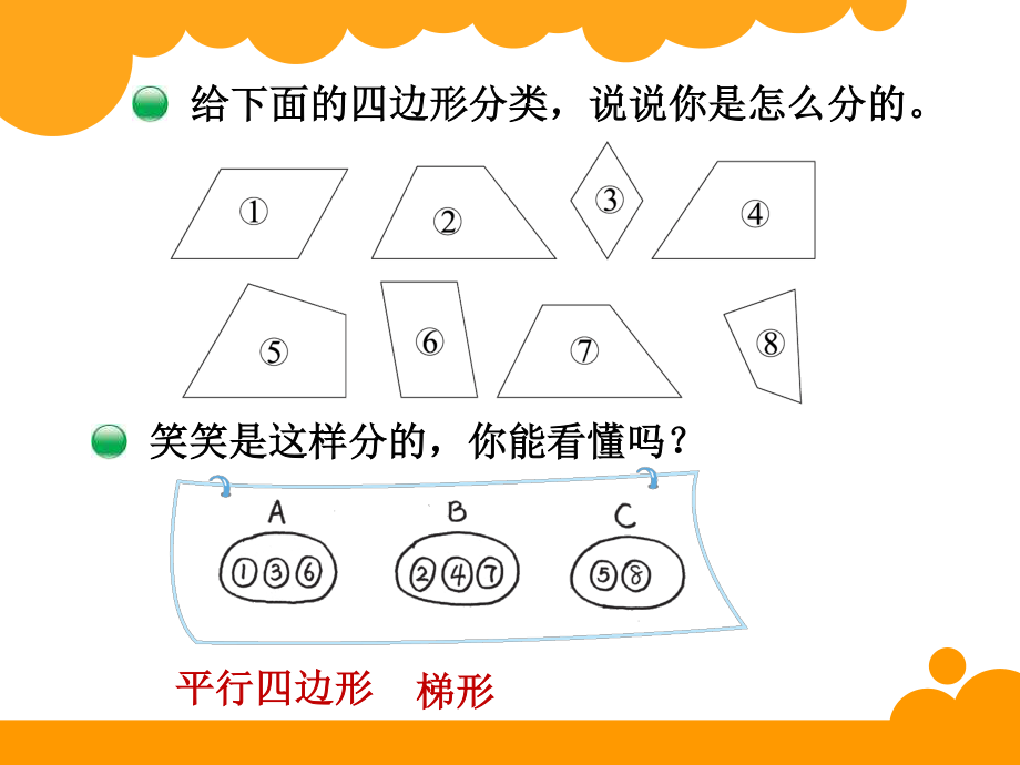 四年級下數學課件-四邊形分類_北師大版2014秋