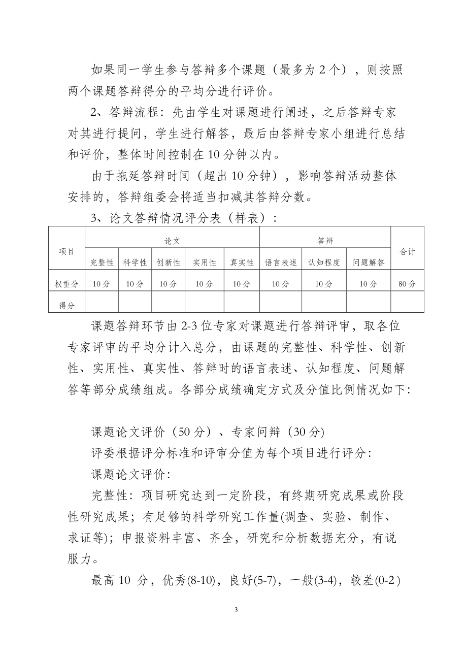 小院士课题研究成果答辩活动参考附件直接打印