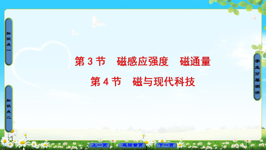 2018版 第5章 第3節(jié)　磁感應(yīng)強度　磁通量第4節(jié)　磁與現(xiàn)代科技_第1頁