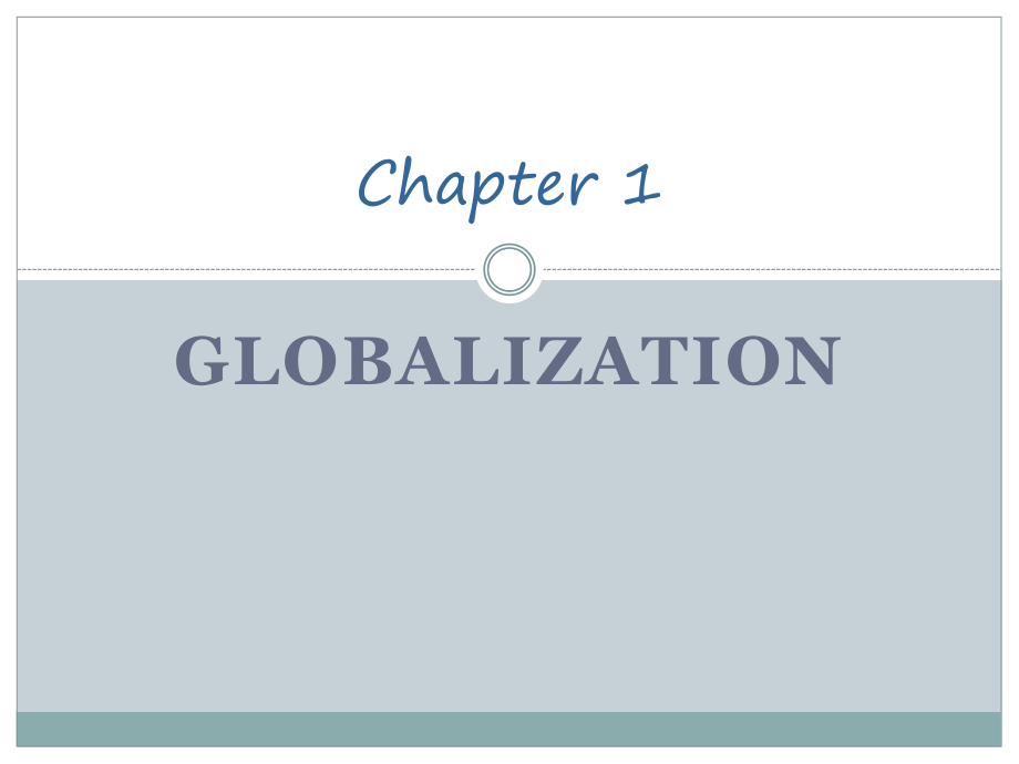 体验商务英语3 unit1Globalization_第1页