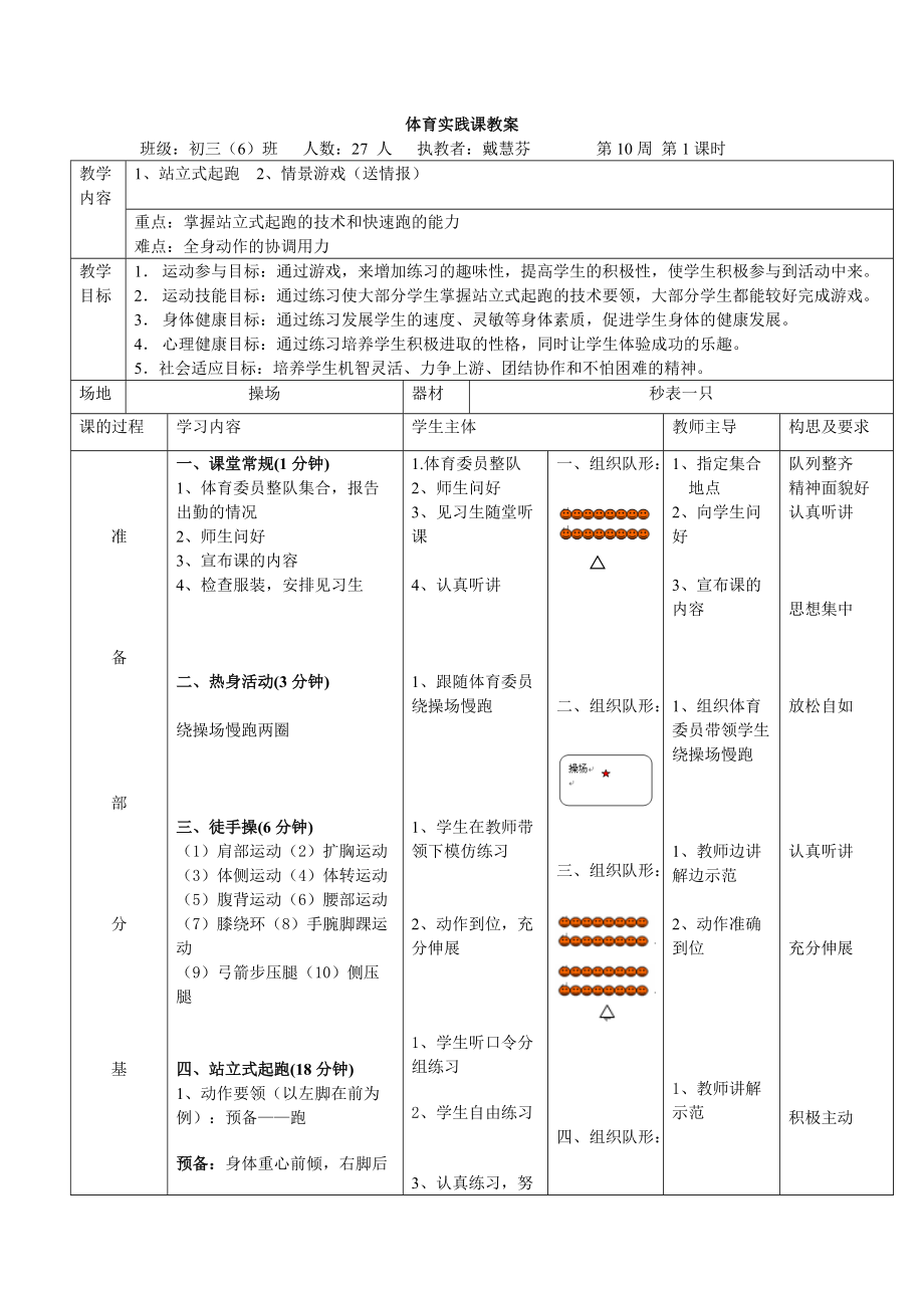 站立式起跑图片讲解图片