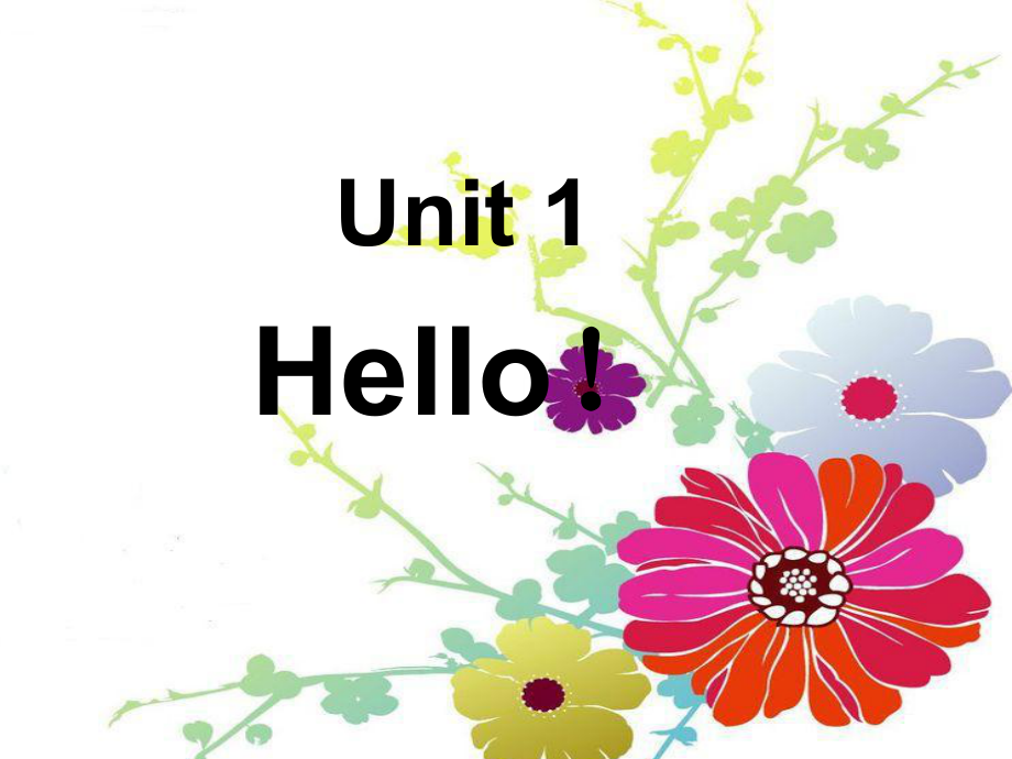 三年級上英語課件-Unit 1 Hello！_湘少版_第1頁