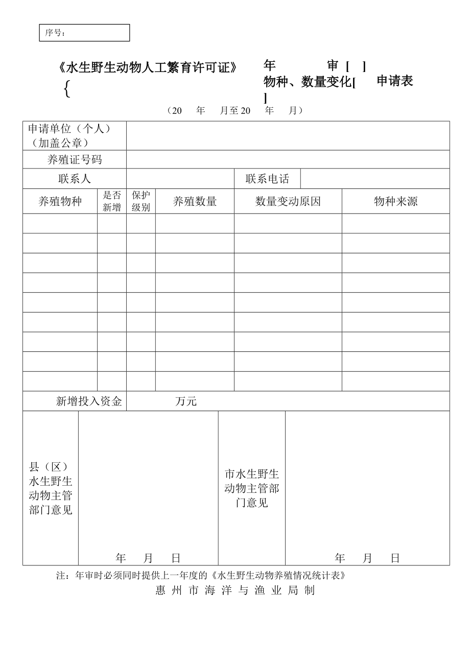 人工繁育许可证图片