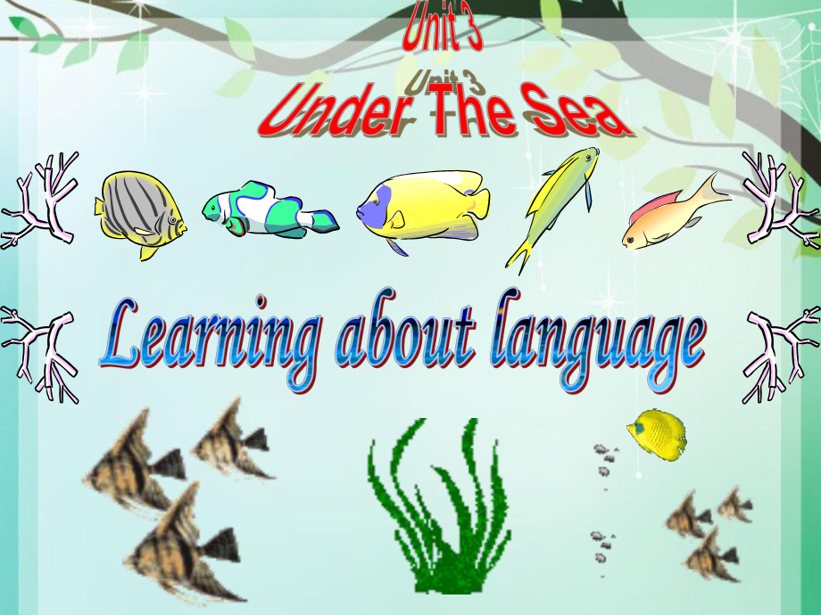 人教版高中英語Book 7 unit 3 Under the sea warming up 教學(xué)課件 (共15張PPT)_第1頁