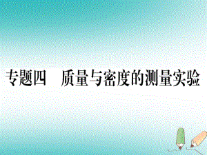 （貴州專）八年級物理上冊 專題四 質(zhì)量與密度的測量實驗習題課件 （新）新人教