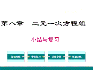 第八章二元一次方程組 小結(jié)與復(fù)習(xí)