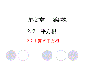 北師大版八年級數(shù)學上冊 2.2 平方根 第1課時 算術平方根 課件(共21張PPT)