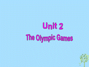 高中英語復(fù)習(xí) Unit 2 The Olympic Games課件 新人教必修2