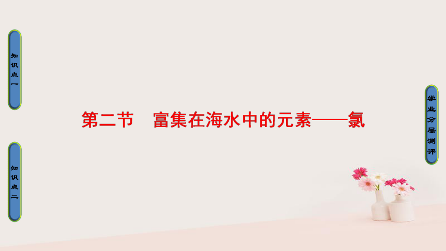 高中化學(xué) 第四章 非金屬及其化合物 第2節(jié) 富集在海水中的元素——氯課件 新人教必修1_第1頁