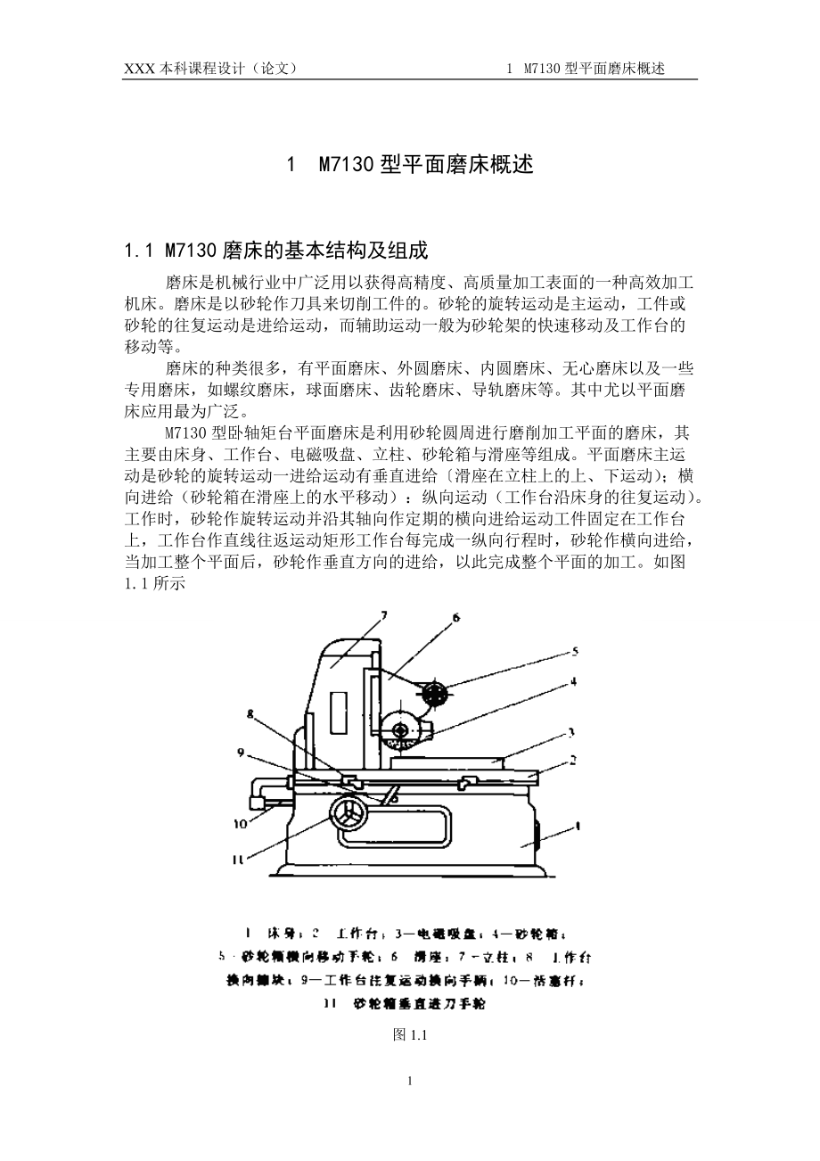 [論文設(shè)計(jì)]M7130型平面磨PLC改造_第1頁