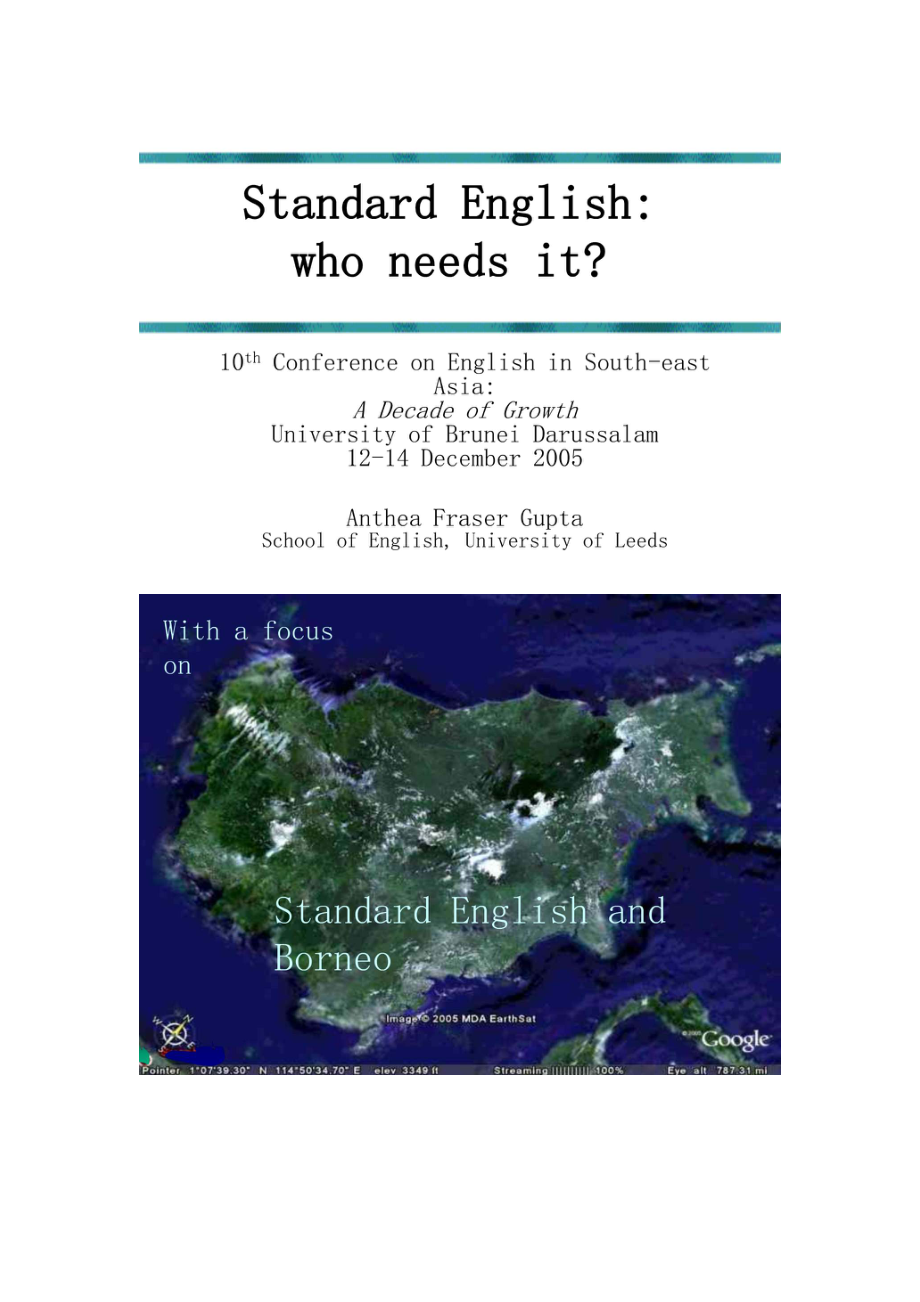 Standard English in the World_第1页