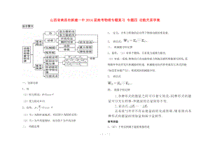 江西省南昌市新建一中2014屆高考物理專(zhuān)題復(fù)習(xí) 專(zhuān)題四 功能關(guān)系學(xué)案