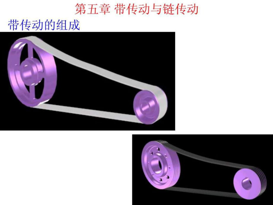 机械设计基础第五章 带传动和链传动_第1页